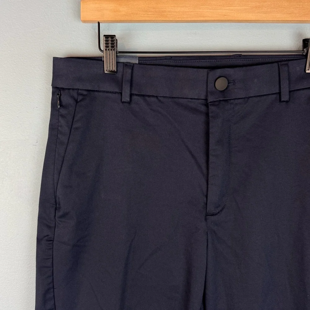 Charles Tyrwhitt Performance Slim Fit Chino Pants Mens 32x32 Navy Blue Stretch
